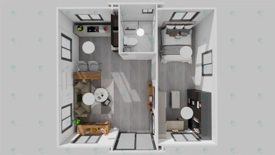 20FT 1 Bedroom Granny Flats