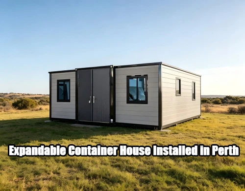 Expandable Container House Installed in Perth