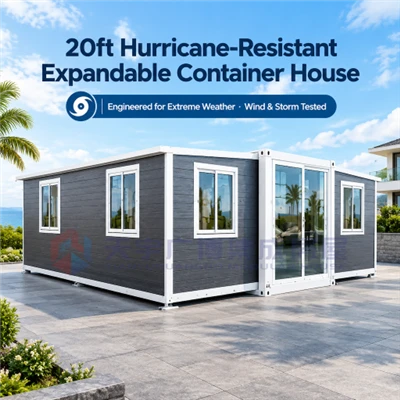 20ft Hurricane-Resistant Expandable Container House
